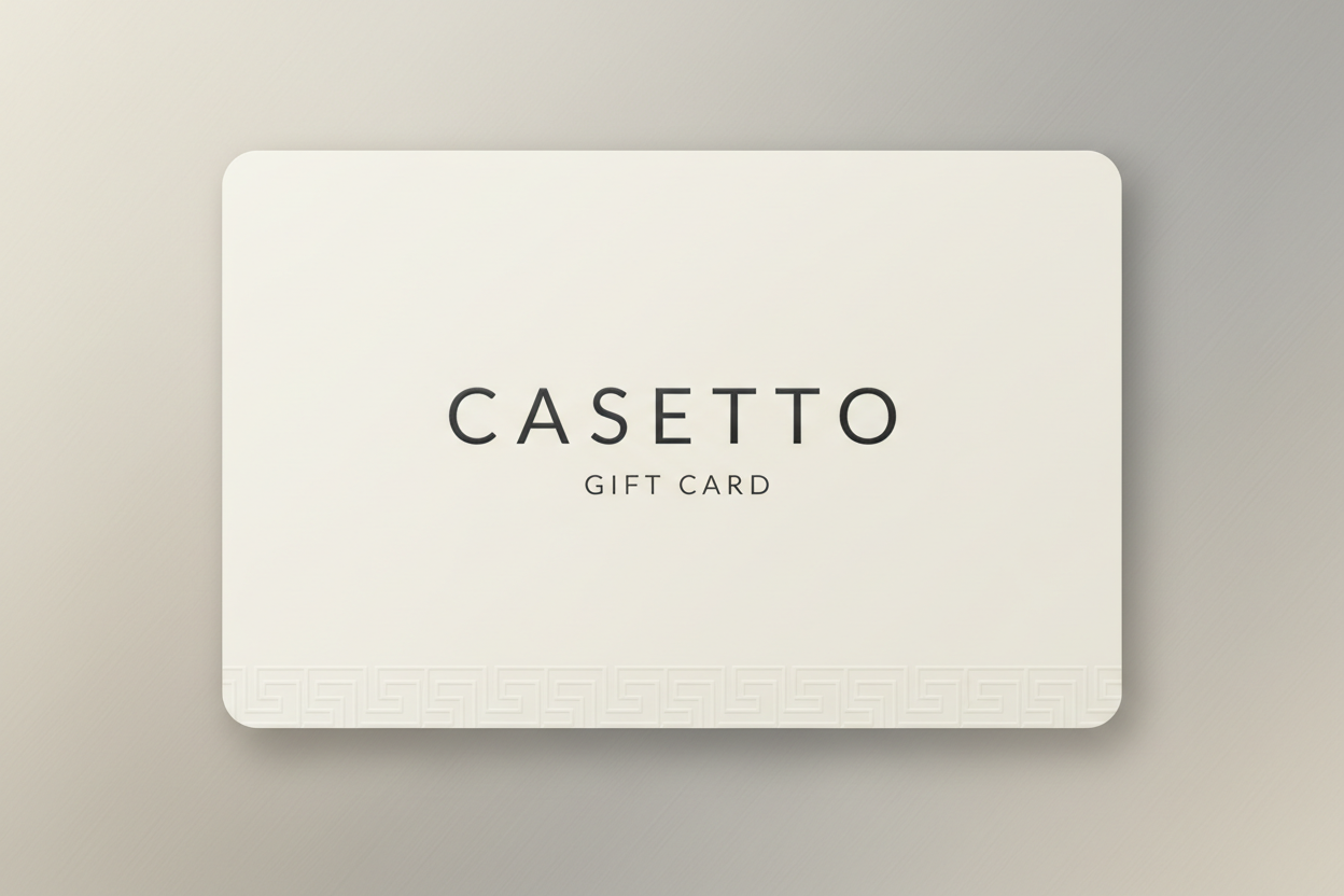 falla solo con scritto CASETTO e GIFT CARD